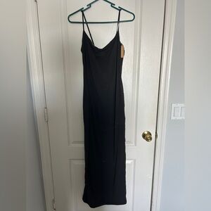 SKIMS Black Maxi Dress